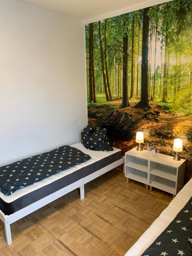 Mainpark Apartment 4 Schlafzimmer Bis Zu 10 Personen Direkt Ueber Aschaffapartment Bei Aschaffenburg Mainaschaff Экстерьер фото